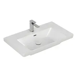 Тумба з умивальником Venticello Villeroy & Boch C57400VJ + 4A708001 — у встановленому вигляді