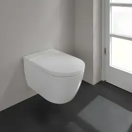 Унитаз ViClean-I 100 Villeroy & Boch V0E100R1 — деталь крупным планом