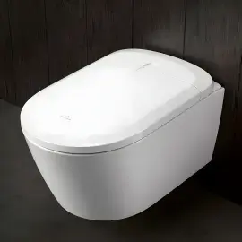 Унітаз ViClean Supreo Villeroy & Boch V16EN2R1 White Alpin CeramicPlus — вид спереду