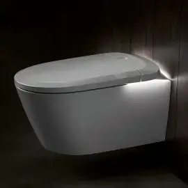 Унітаз ViClean Supreo Villeroy & Boch V16EN2R1 White Alpin CeramicPlus — бічний ракурс