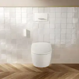 Унітаз ViClean Supreo Select Villeroy & Boch V16EN3R1 White Alpin CeramicPlus — бічний ракурс