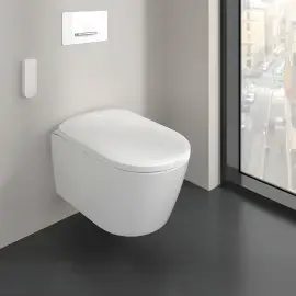 Унітаз ViClean Supreo Select Villeroy & Boch V16EN3R1 White Alpin CeramicPlus — ракурс 3/4
