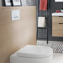 Змивна клавіша ViConnect 300S Villeroy & Boch 92216168 — вид спереду
