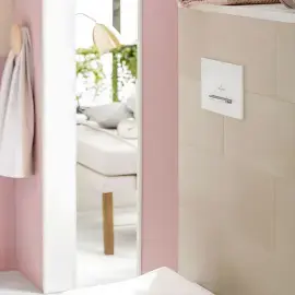 Змивна клавіша ViConnect 300S Villeroy & Boch 92216168 — бічний ракурс