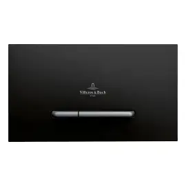Змивна клавіша ViConnect 300S Villeroy & Boch 922169AN Black Matt — вид на білому тлі