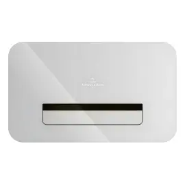 Змивна клавіша ViConnect 200G ProActive+ Villeroy & Boch 922311RE Glass Glossy White — вид на білому тлі