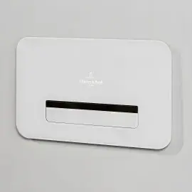 Змивна клавіша ViConnect 200G ProActive+ Villeroy & Boch 922311RE Glass Glossy White — вид ззаду