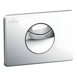 Панель смыва унитаза ViConnect 100S Villeroy & Boch 92248561 White Alpin — вид спереди