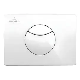 Змивна клавіша ViConnect 100S Villeroy & Boch 92248568 White — вид на білому тлі