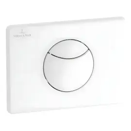 Змивна клавіша ViConnect 100S Villeroy & Boch 92248568 White — вид спереду