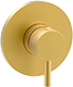 Brushed honey gold