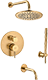 Brushed honey gold