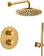 Brushed honey gold