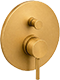 Brushed honey gold