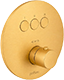 Brushed honey gold