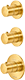Brushed honey gold