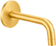 Brushed honey gold