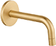 Brushed honey gold
