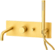 Brushed honey gold