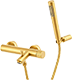 Brushed honey gold