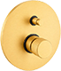 Brushed honey gold
