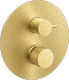 Brushed honey gold