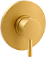 Brushed honey gold