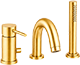 Brushed honey gold