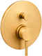 Brushed honey gold