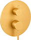 Brushed honey gold