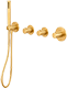 Brushed honey gold