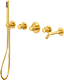 Brushed honey gold