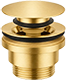 Brushed honey gold